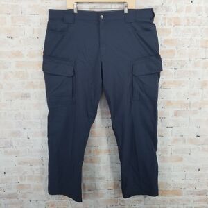 Duluth Trading Co Flex Dry on the Fly Nylon Cargo Pants Blue Men's 42 x 32 Relax